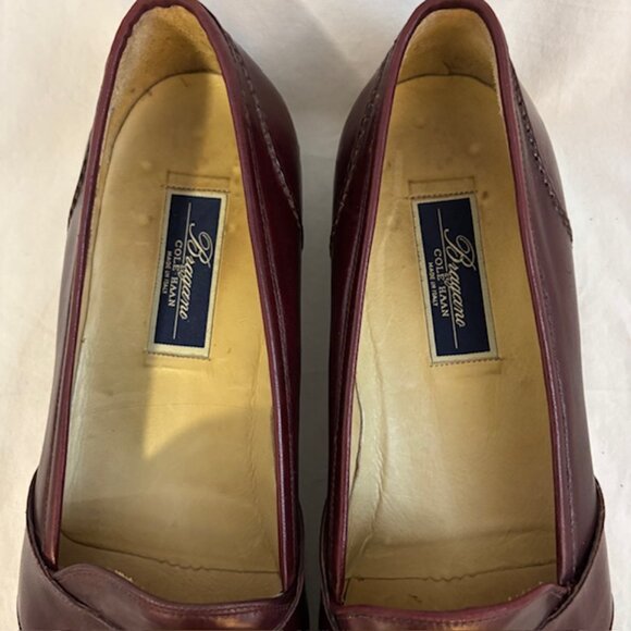 Bragano by Cole Haan Vintage Mahogany Leather Penny Loafer Dress Shoes Men's 15 - Picture 6 of 14